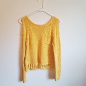 Women's Cold Shoulder Sweater